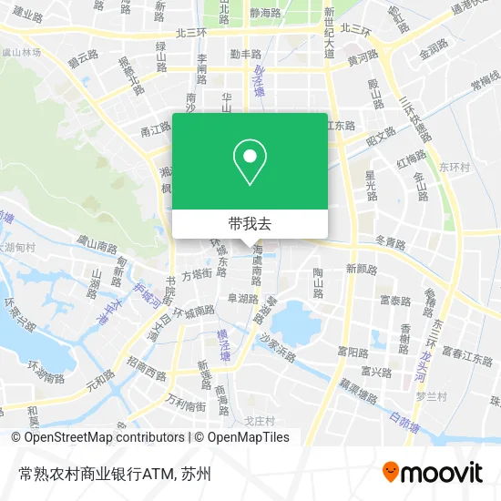 常熟农村商业银行ATM地图