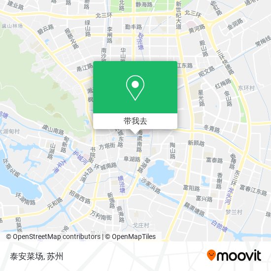 泰安菜场地图