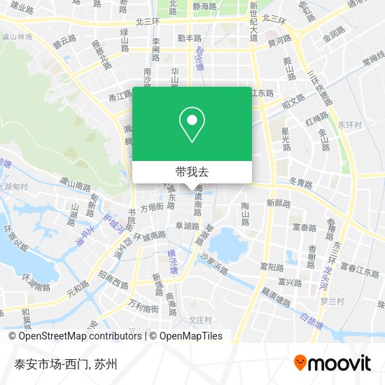 泰安市场-西门地图