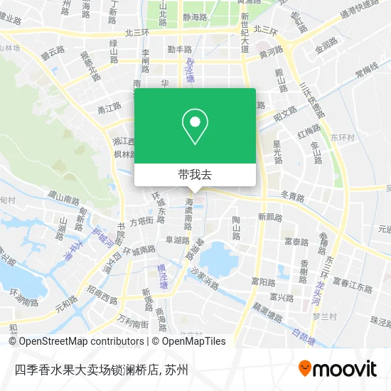 四季香水果大卖场锁澜桥店地图