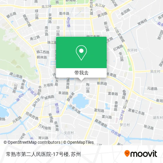 常熟市第二人民医院-17号楼地图