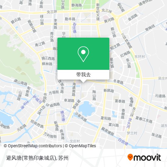 避风塘(常熟印象城店)地图