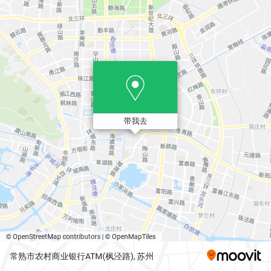 常熟市农村商业银行ATM(枫泾路)地图