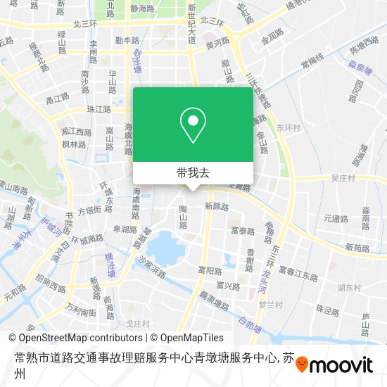 常熟市道路交通事故理赔服务中心青墩塘服务中心地图