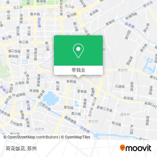 荷花饭店地图