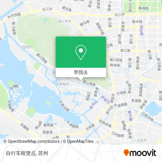 自行车租赁点地图