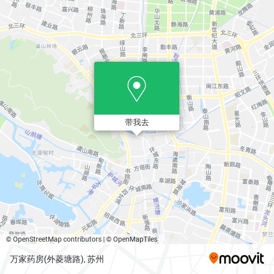 万家药房(外菱塘路)地图