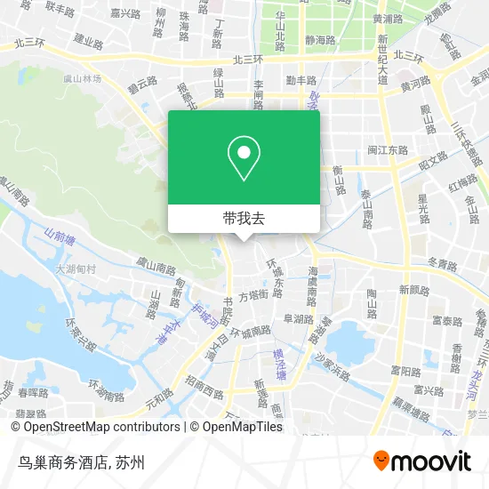 鸟巢商务酒店地图