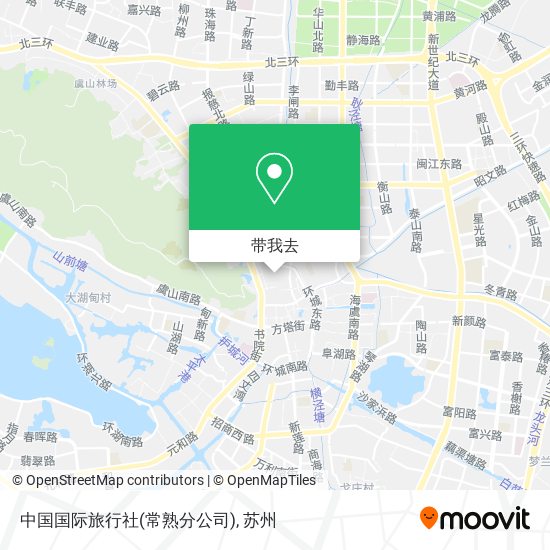 中国国际旅行社(常熟分公司)地图