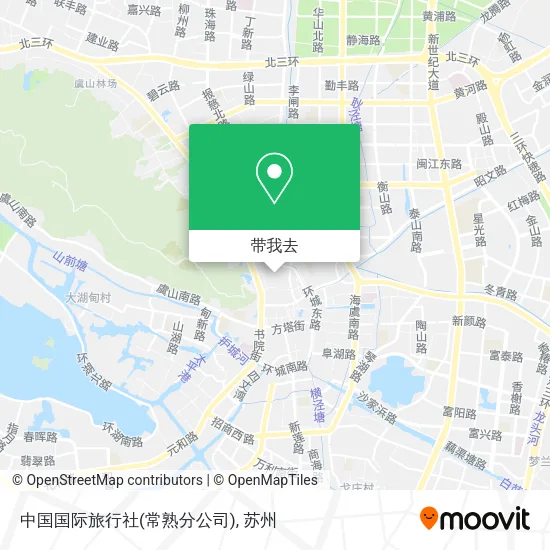 中国国际旅行社(常熟分公司)地图