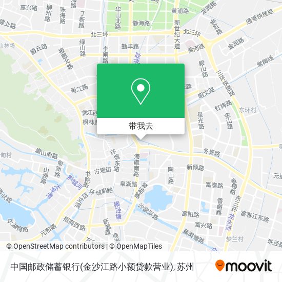 中国邮政储蓄银行(金沙江路小额贷款营业)地图
