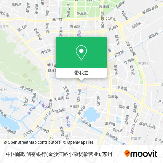 中国邮政储蓄银行(金沙江路小额贷款营业)地图