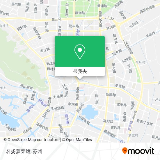 名扬蒸菜馆地图