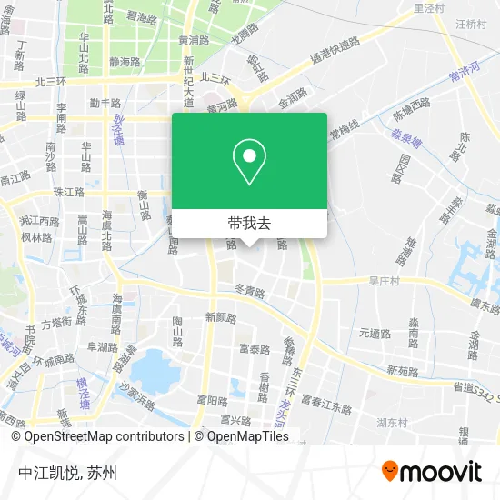 中江凯悦地图