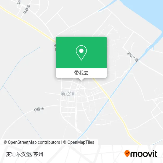 麦迪乐汉堡地图