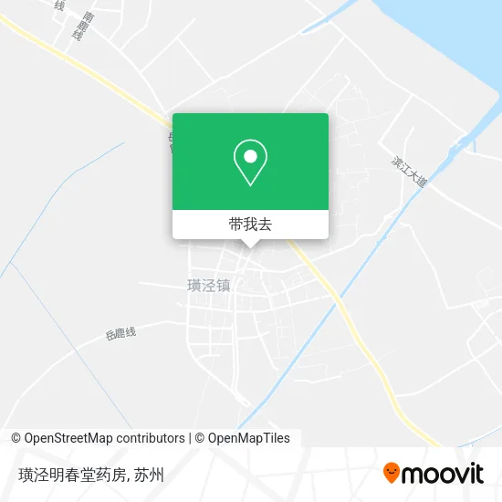 璜泾明春堂药房地图