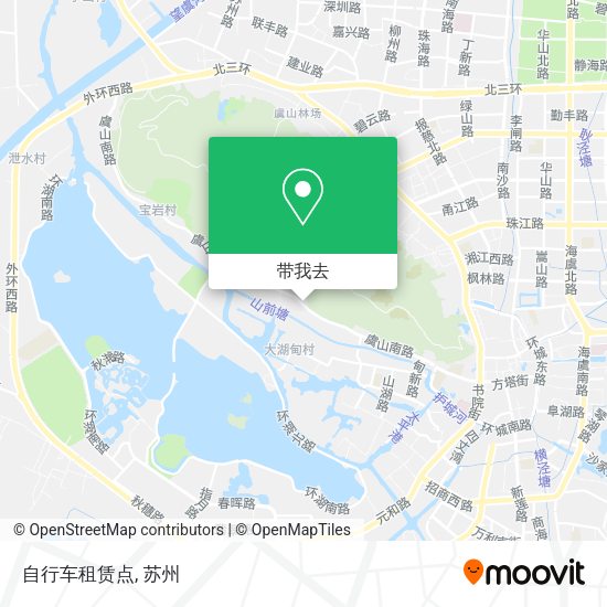 自行车租赁点地图