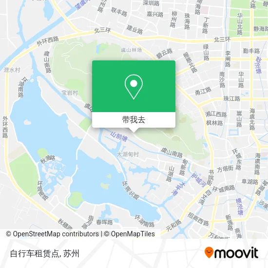 自行车租赁点地图