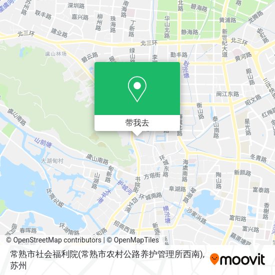 常熟市社会福利院(常熟市农村公路养护管理所西南)地图