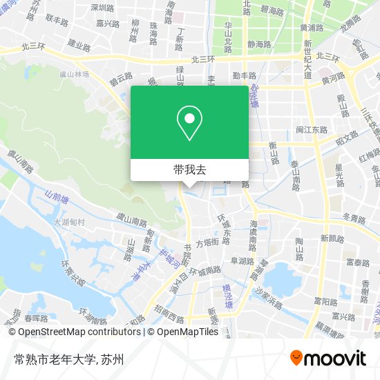 常熟市老年大学地图