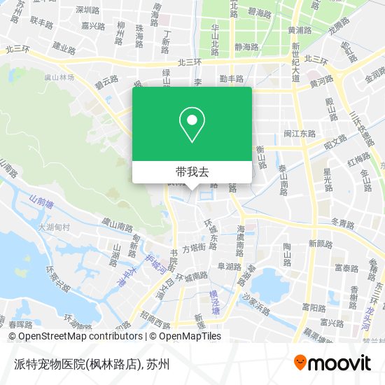 派特宠物医院(枫林路店)地图