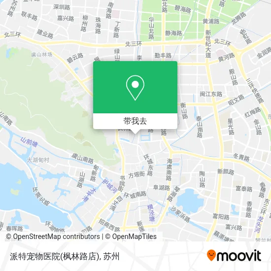 派特宠物医院(枫林路店)地图