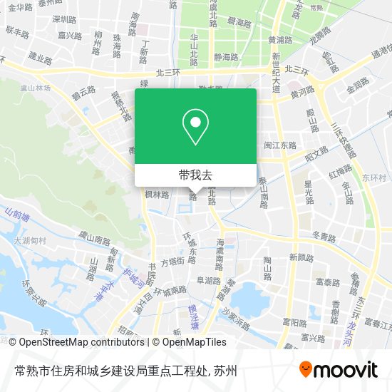 常熟市住房和城乡建设局重点工程处地图