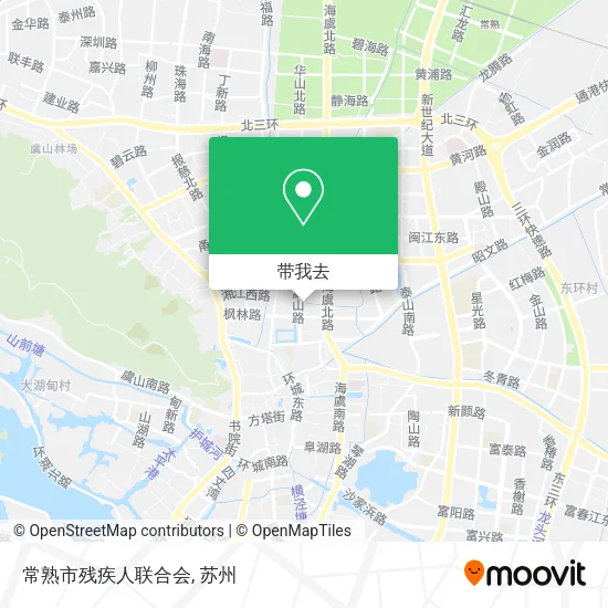 常熟市残疾人联合会地图