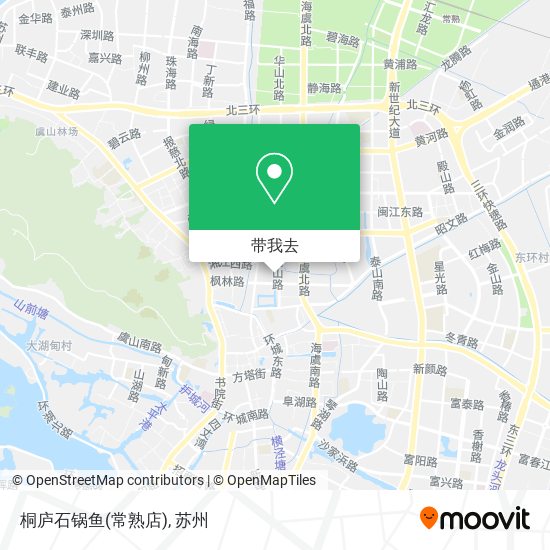 桐庐石锅鱼(常熟店)地图