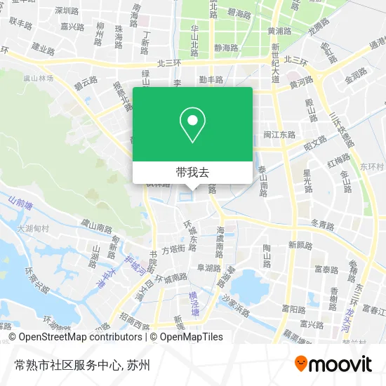 常熟市社区服务中心地图