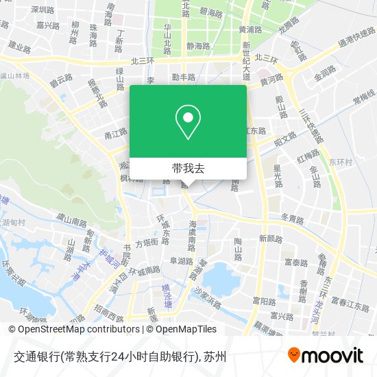 交通银行(常熟支行24小时自助银行)地图