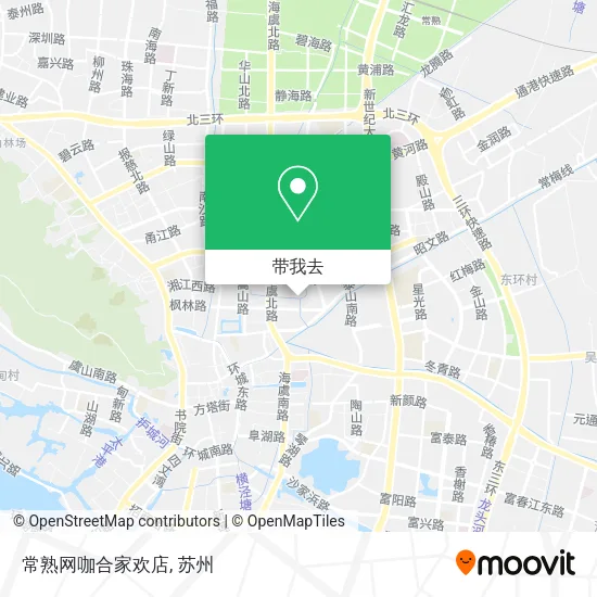 常熟网咖合家欢店地图