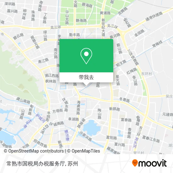 常熟市国税局办税服务厅地图