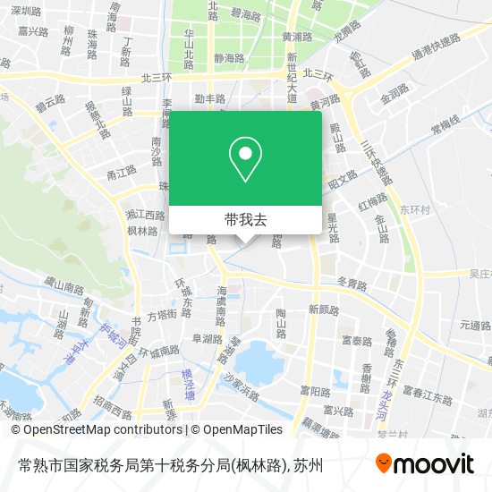 常熟市国家税务局第十税务分局(枫林路)地图