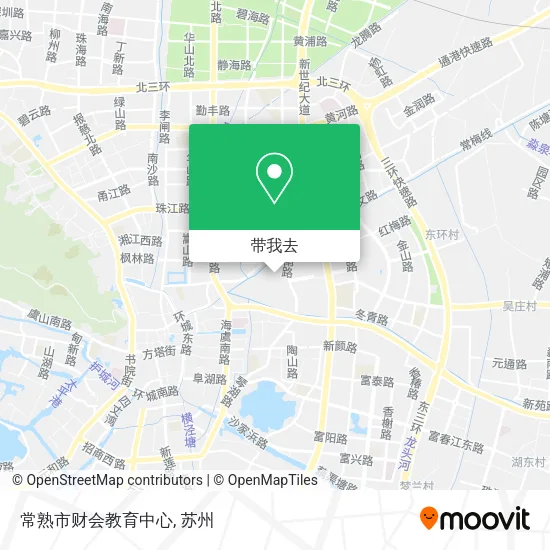 常熟市财会教育中心地图