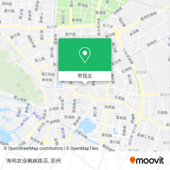 海明农业枫林路店地图