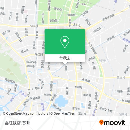 鑫旺饭店地图