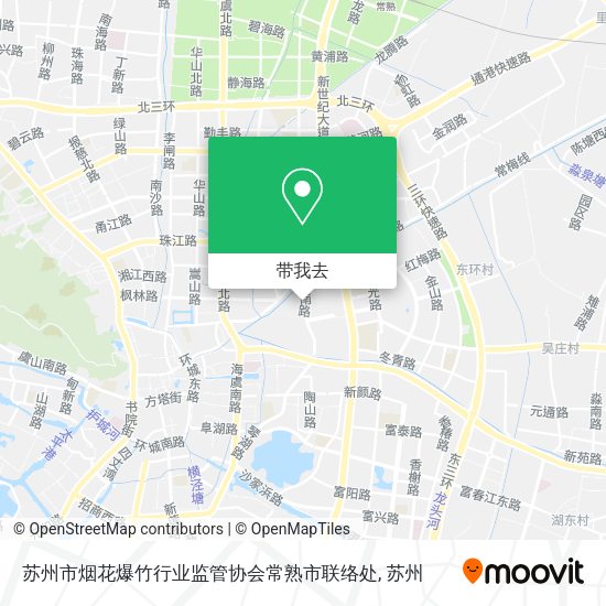 苏州市烟花爆竹行业监管协会常熟市联络处地图