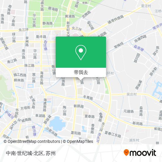 中南·世纪城-北区地图