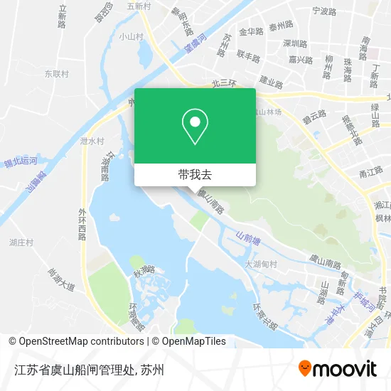 江苏省虞山船闸管理处地图