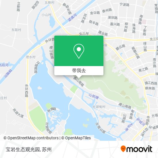 宝岩生态观光园地图