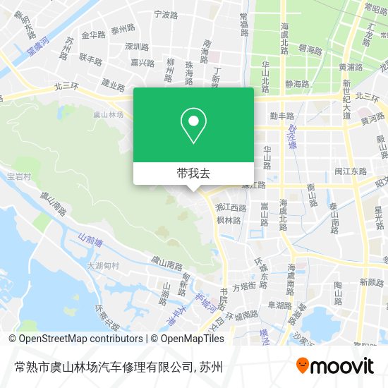 常熟市虞山林场汽车修理有限公司地图