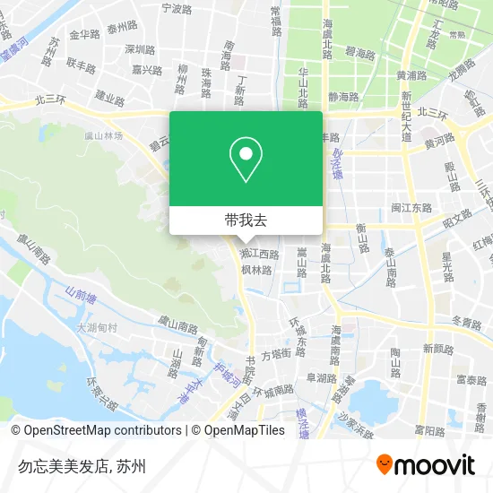 勿忘美美发店地图