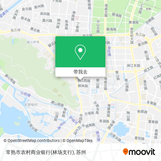 常熟市农村商业银行(林场支行)地图