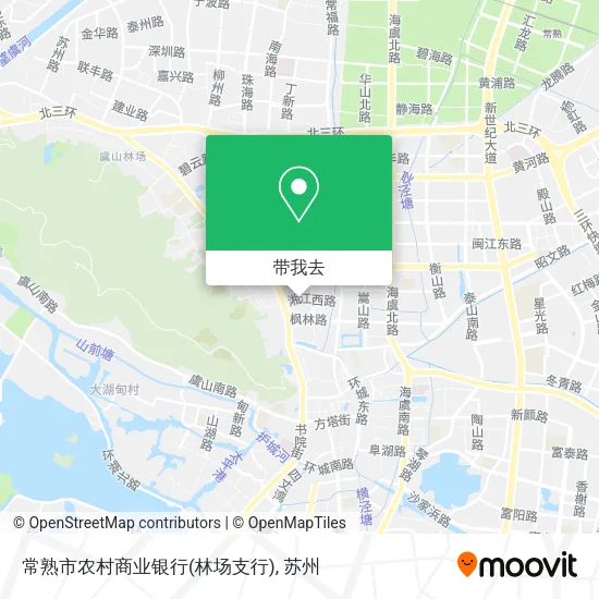 常熟市农村商业银行(林场支行)地图
