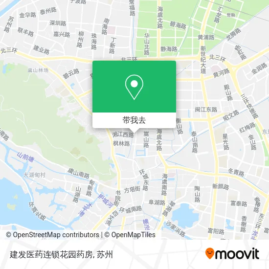 建发医药连锁花园药房地图