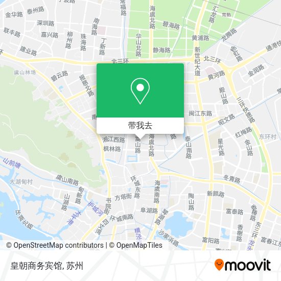 皇朝商务宾馆地图