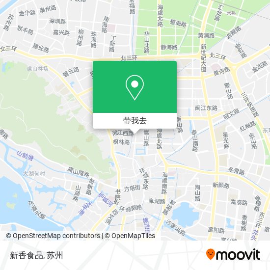 新香食品地图