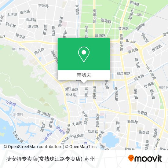 捷安特专卖店(常熟珠江路专卖店)地图