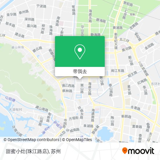甜蜜小灶(珠江路店)地图